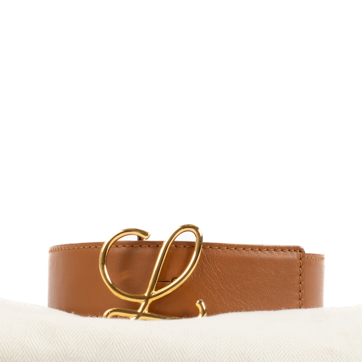 buy 100% authentic pre loved Loewe Camel Belt - size 85 on Labellov.com