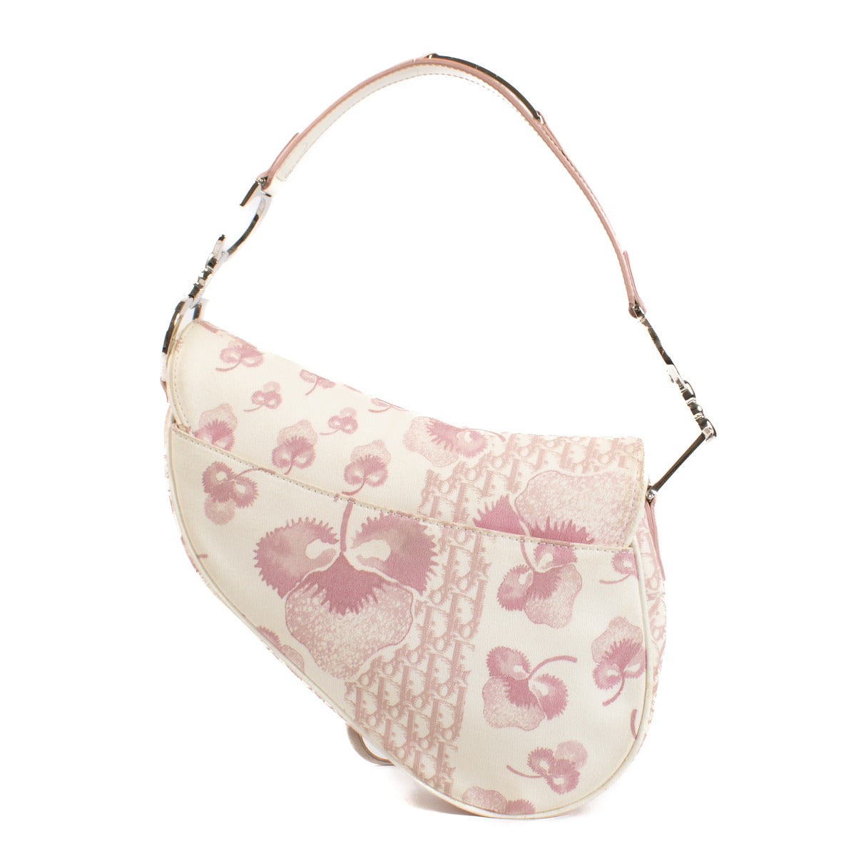 Christian Dior Vintage Pink Girly Saddle Bag
