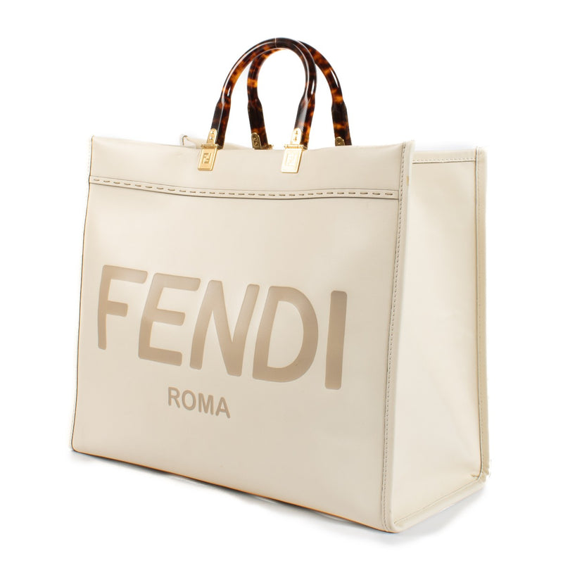 Shop 100% authentic secondhand Fendi Cream Sunshine Large Top Handle Bag on Labellov.com