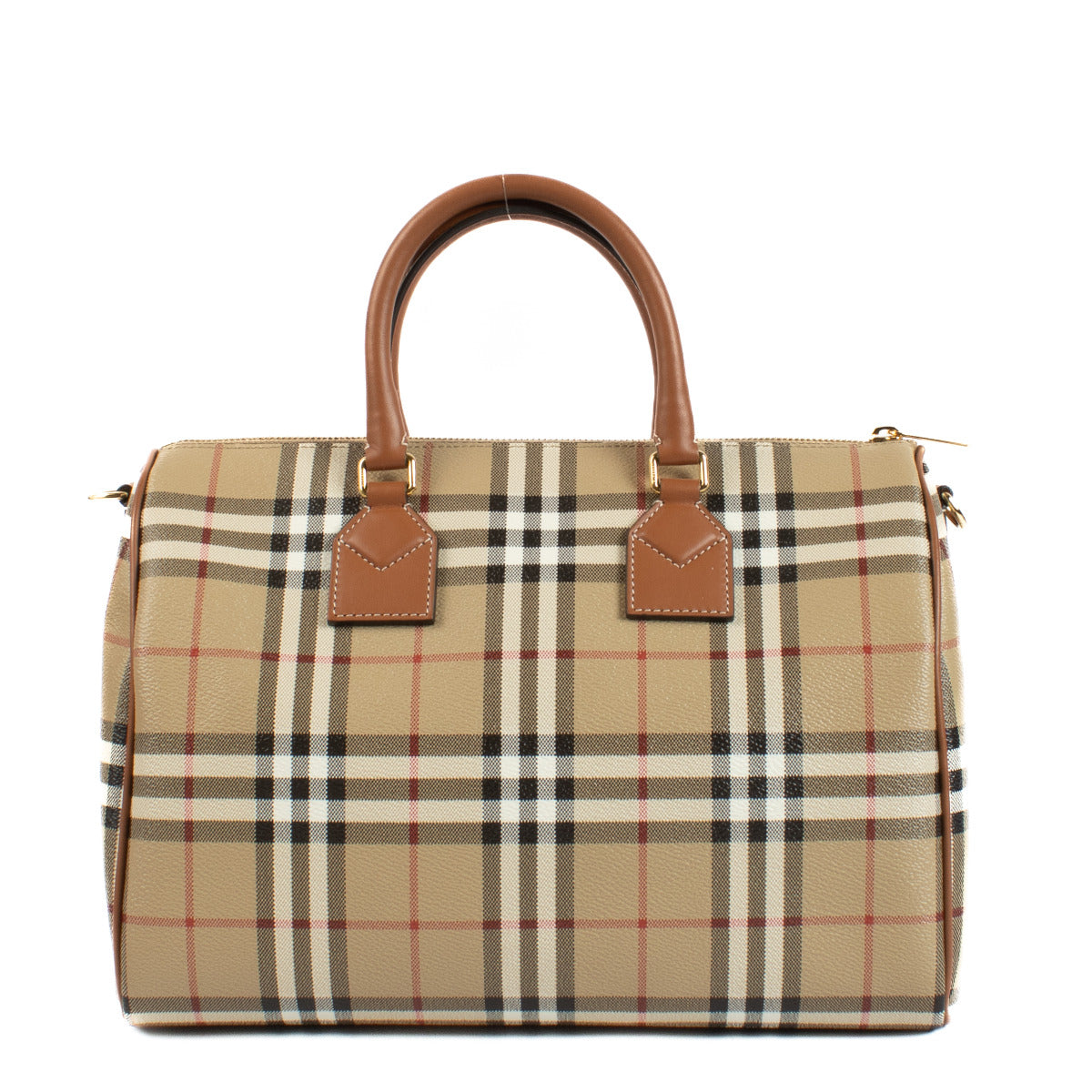 Burberry Check Medium Bowling Bag
