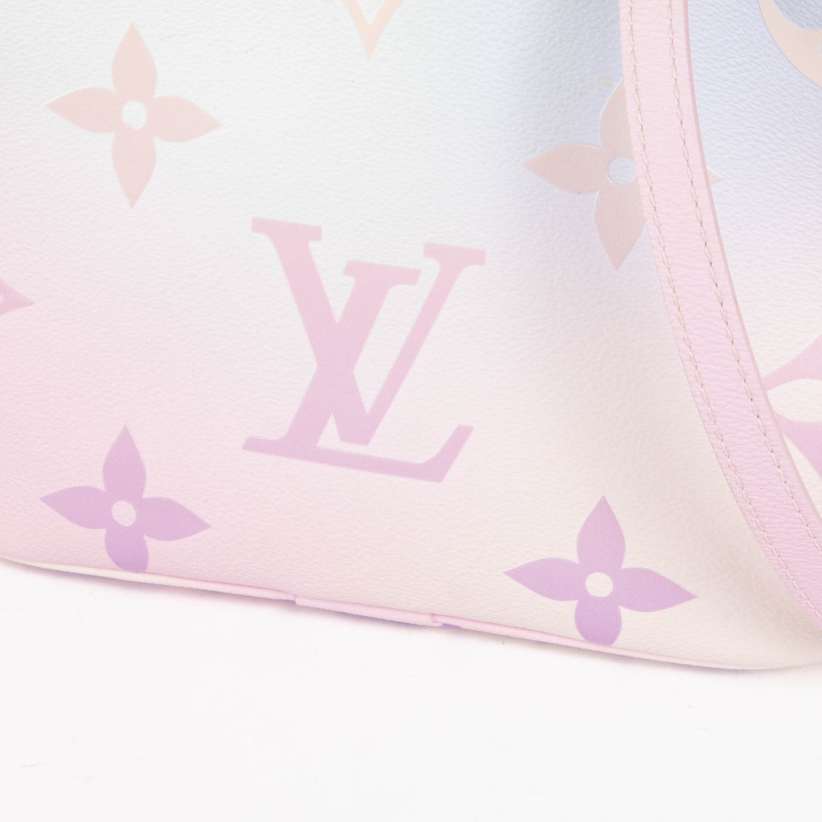 Authentic pre-loved Louis Vuitton Pink Sunrise Marshmallow Hobo Crossbody Bag on Labellov.com