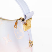 Authentic pre-loved Louis Vuitton Pink Sunrise Marshmallow Hobo Crossbody Bag on Labellov.com