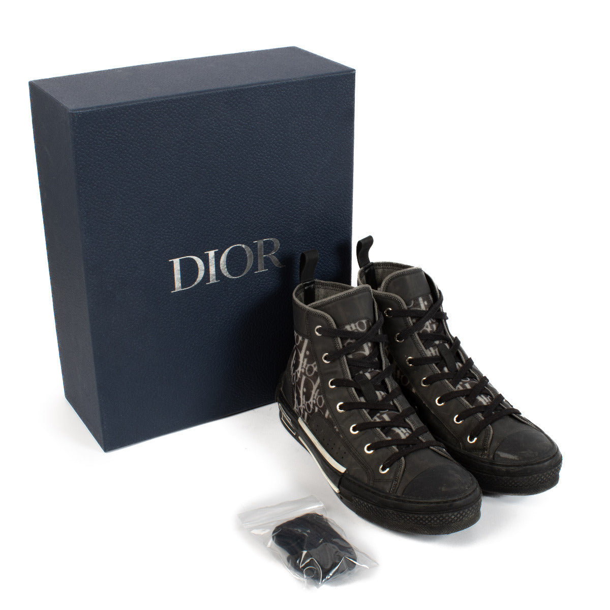Christian Dior Black Oblique B12 Sneakers for the best price at labellov