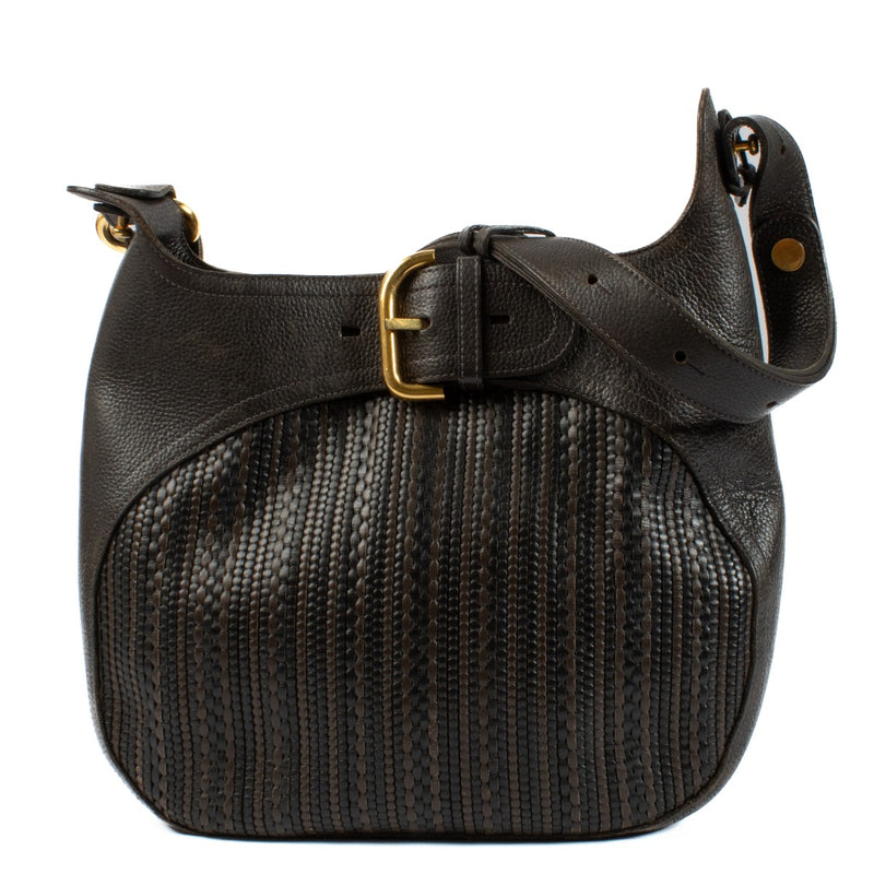 Shop 100% authentic secondhand Delvaux Brown Chardonnay Crossbody on Labellov.com