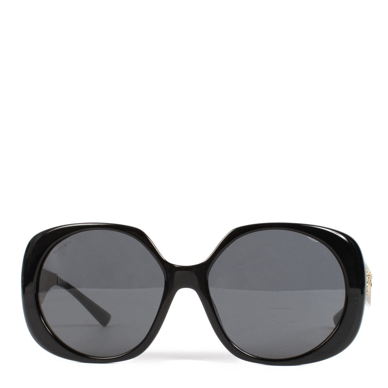 Versace Black 4331 Medusa Square Sunglasses