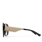 Versace Black 4331 Medusa Square Sunglasses
