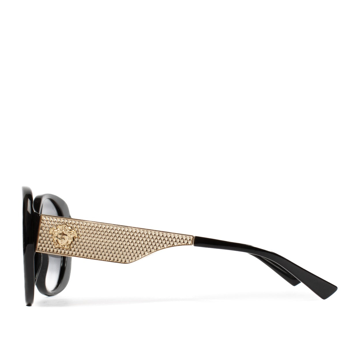 Versace Black 4331 Medusa Square Sunglasses