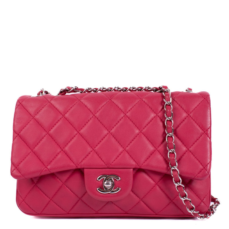 Chanel Framboise Lambskin Accordion Flap Bag