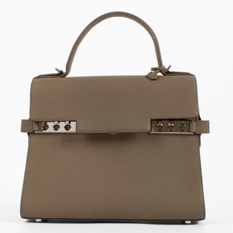 shop 100% authentic second hand Delvaux Taupe Crispy Calf Tempête MM on Labellov.com