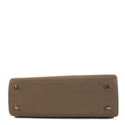 shop 100% authentic second hand Delvaux Taupe Crispy Calf Tempête MM on Labellov.com
