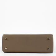 shop 100% authentic second hand Delvaux Taupe Crispy Calf Tempête MM on Labellov.com