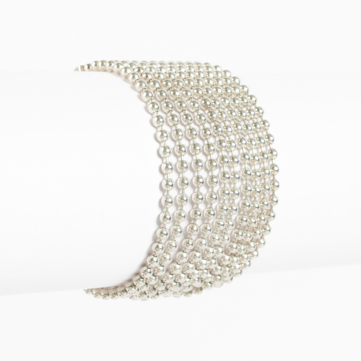 Authentic Second Hand Gucci Sterling Silver Multi Strand Bracelet on Labellov.com