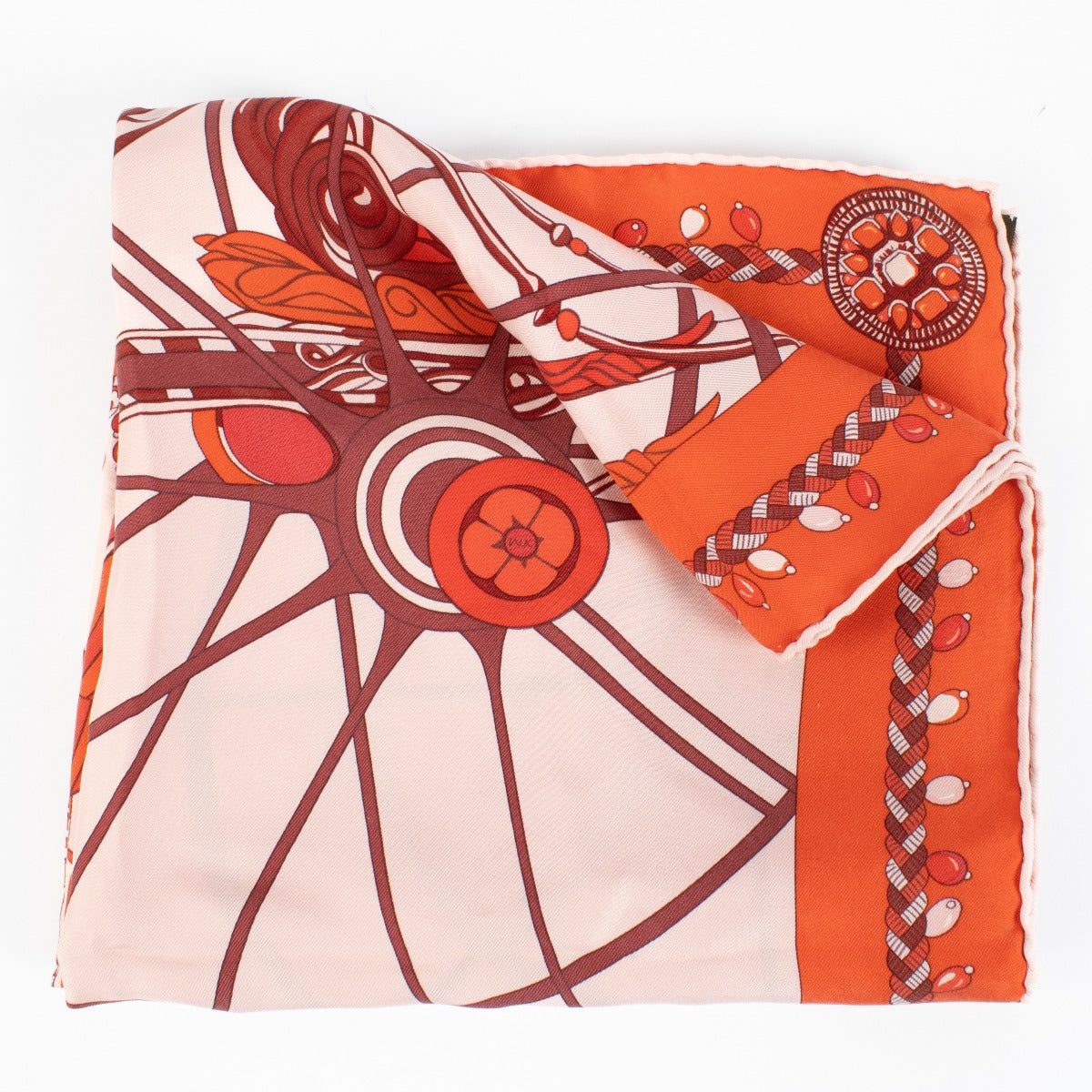 Foulard Hermès Coupé de Gala Wash en soie 90