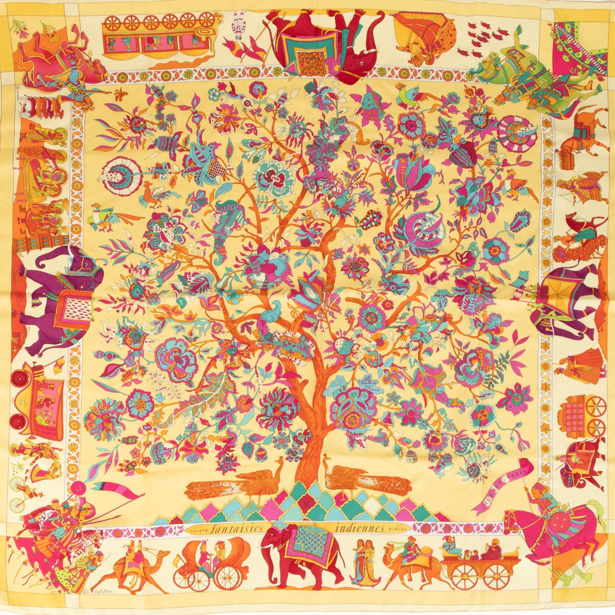 Shop this 100% authentic Hermès Fantaisies Indiennes 90 Scarf at Labellov.com