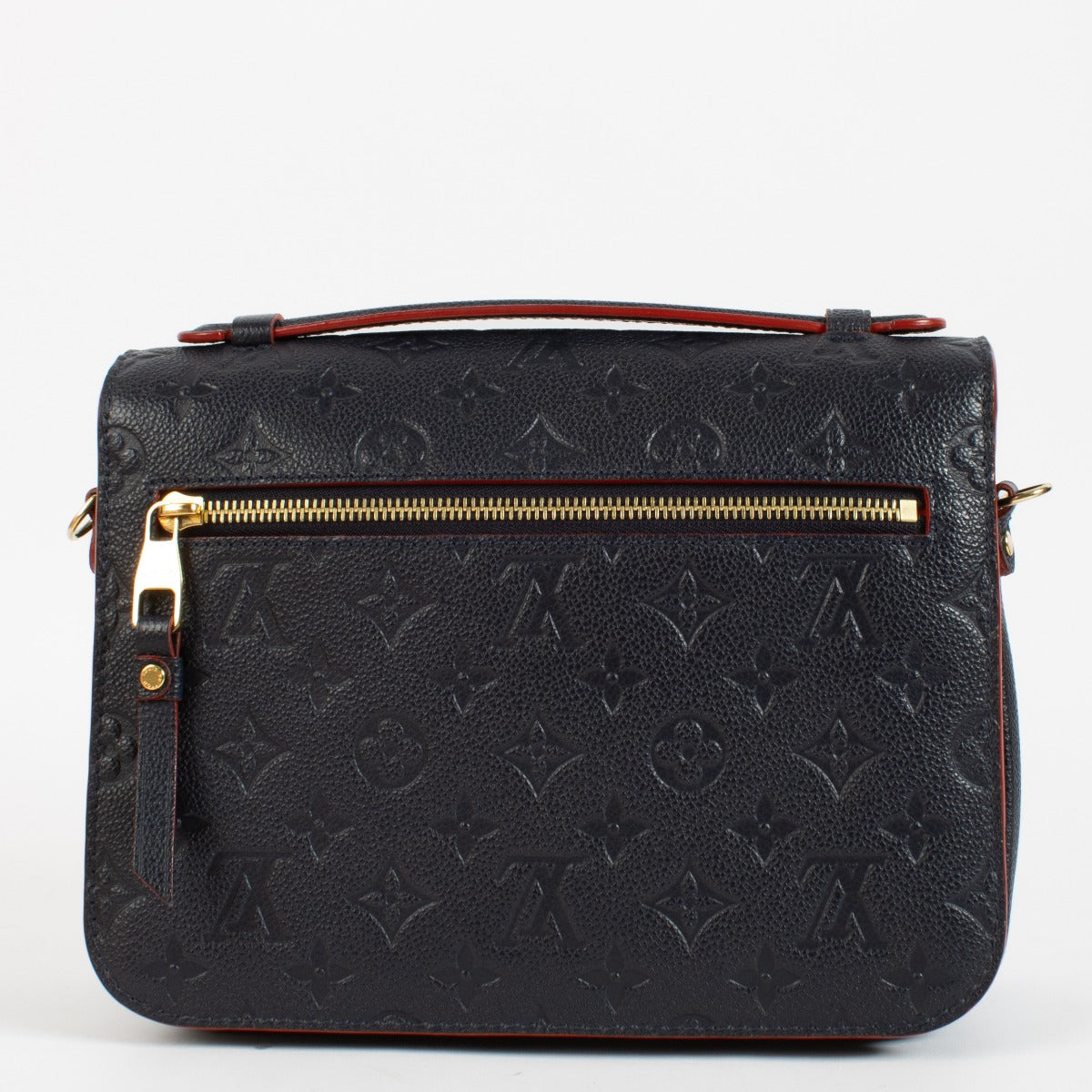 shop 100% authentic second hand Louis Vuitton Navy Monogram Empreinte Leather Pochette Metis on Labellov.com