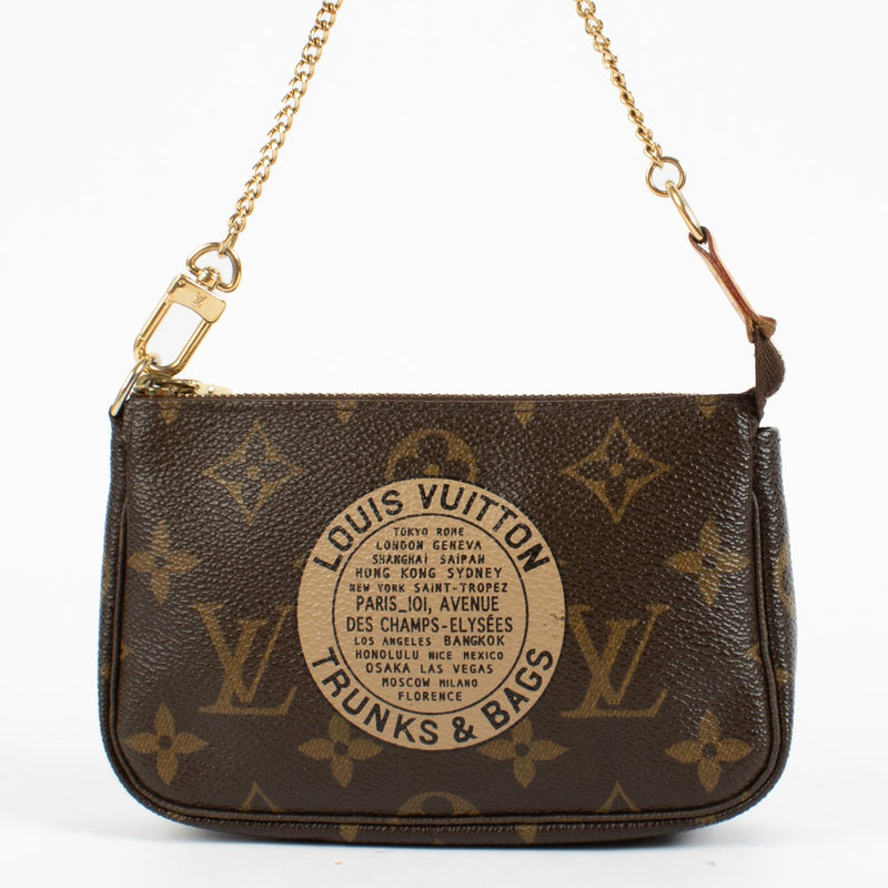 Shop safe online at Labellov in Antwerp, Brussels and knokke this 100% authentic second hand Louis Vuitton Monogram Trunks and Bags Mini Pochette