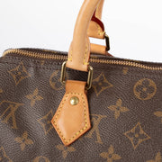 Authentic pre-loved Louis Vuitton Brown Monogram Canvas Speedy Bandoulière 30 Top Handle Bag on Labellov.com