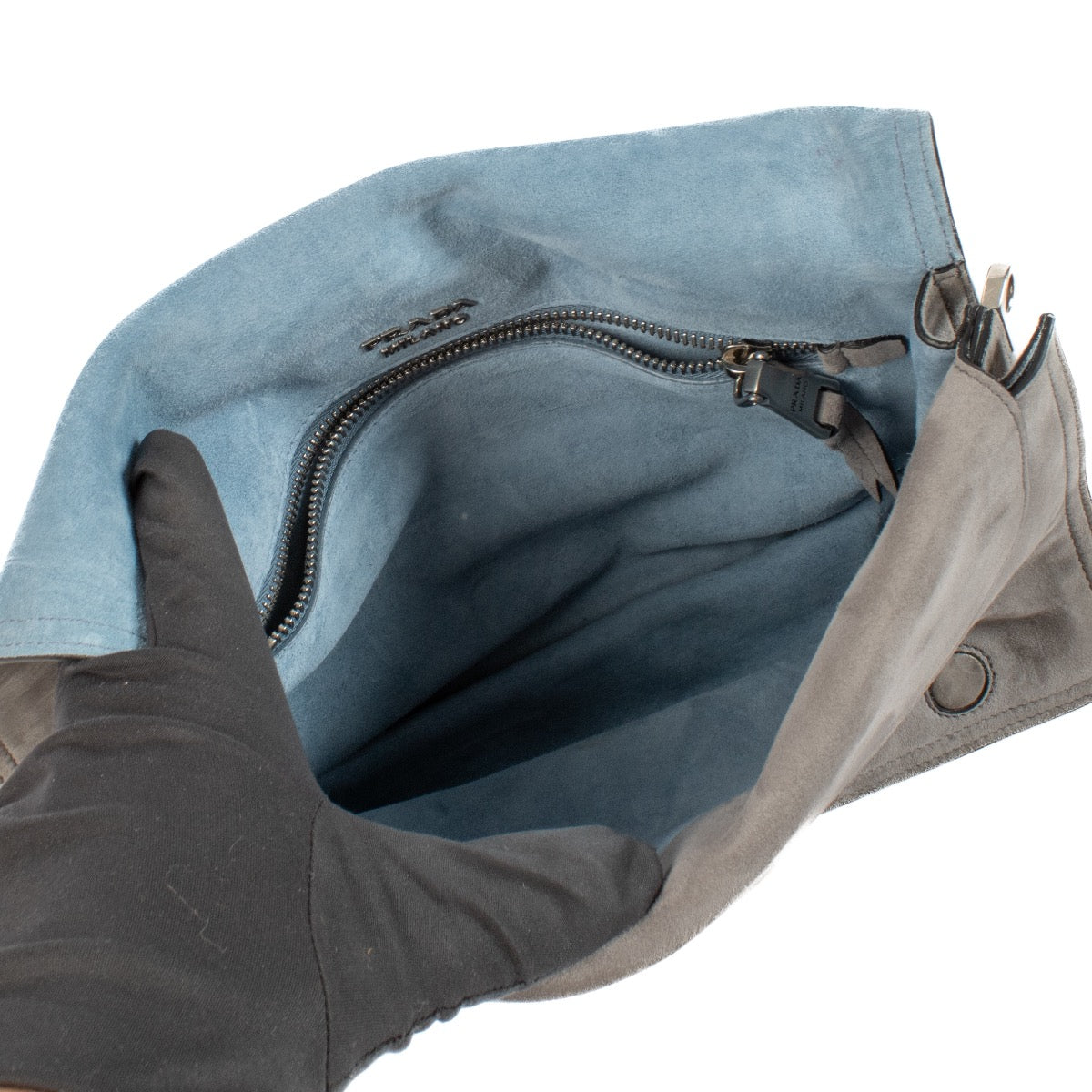 shop 100% authentic second hand Prada Glace Calf Etiquette Messenger Bag on Labellov.com