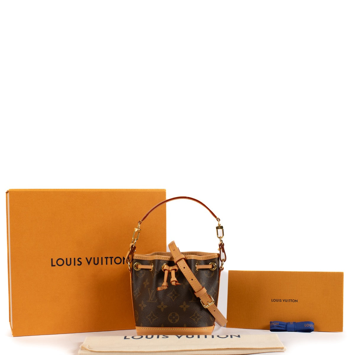 shop 100% authentic second hand Louis Vuitton Monogram Nano Noé Top Handle Bag on Labellov.com