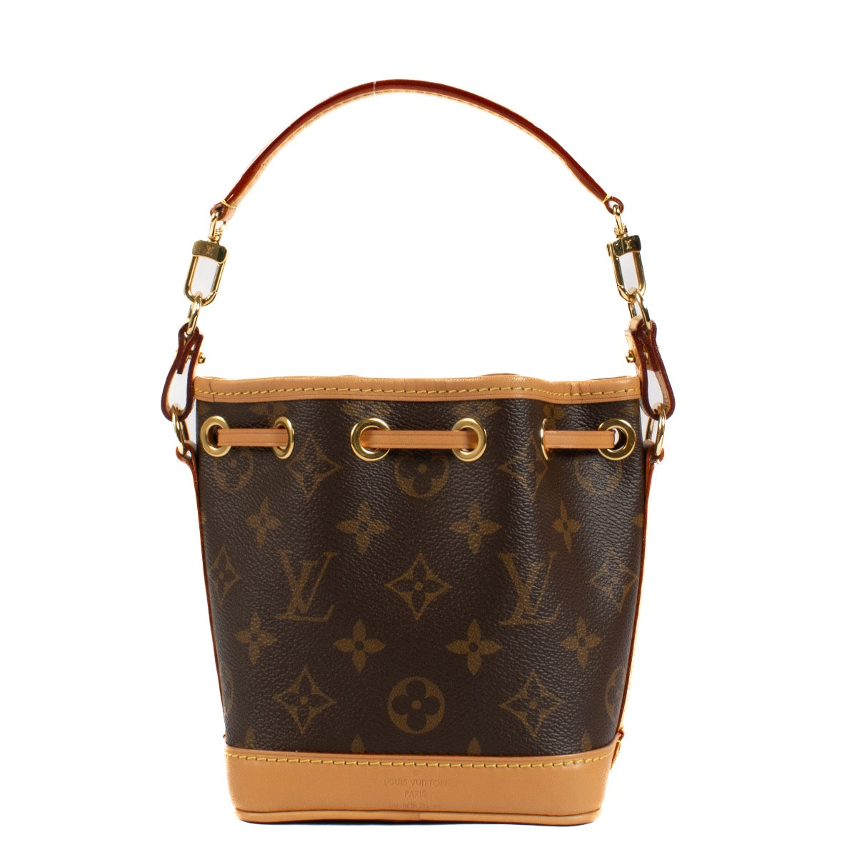 shop 100% authentic second hand Louis Vuitton Monogram Nano Noé Top Handle Bag on Labellov.com