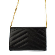 shop 100% authentic second hand Saint Laurent Black Cassandre Small Wallet on Labellov.com