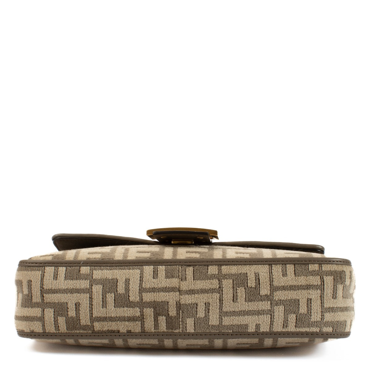 Shop 100% authentic secondhand Fendi Taupe Tapestry FF Tortora Nuvola Ovier Baguette on Labellov.com