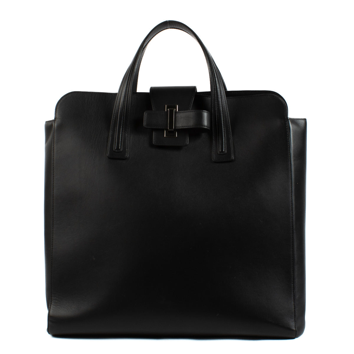 Delvaux Zwarte Simplissime N/S Tote Tas
