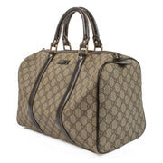 shop 100% authentic second hand Gucci Brown Monogram GG Joy Boston Medium Bag on Labellov.com