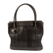 shop 100% authentic second hand Delvaux Black Toile De Cuir Bag on Labellov.com