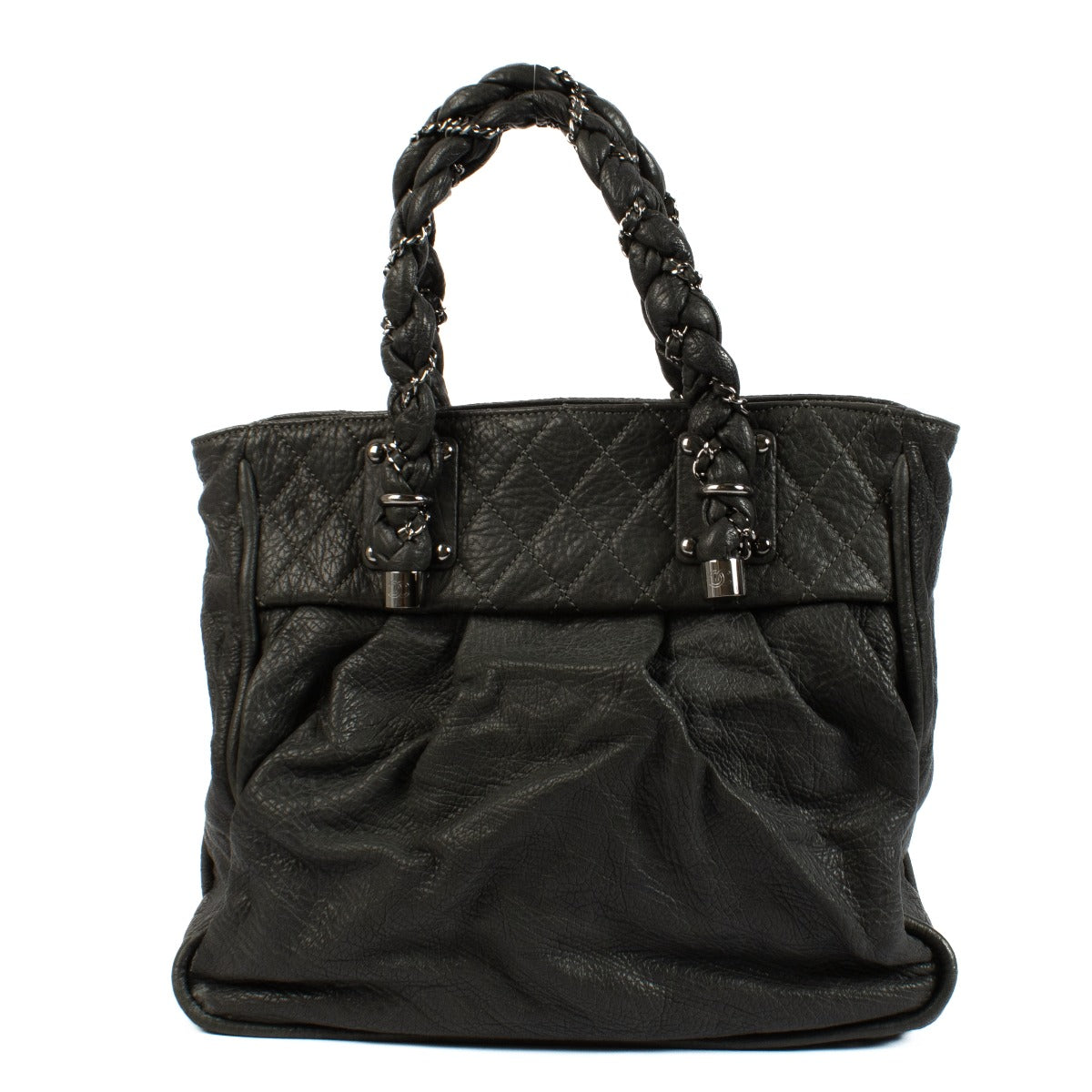 Shop 100% authentic secondhand Chanel Grey Lady Braid Tote Bag on Labellov.com