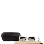 shop 100% authentic second hand Chanel White Sunglasses on Labellov.com