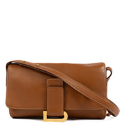 Delvaux Camel Passerelle Shoulder Bag