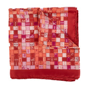 shop 100% authentic second hand Hermès Red Bolduc Au Carré Silk Scarf on Labellov.com