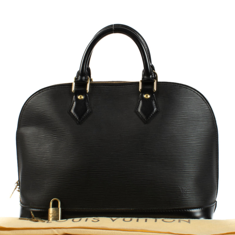 Louis Vuitton Black Epi Leather Alma PM