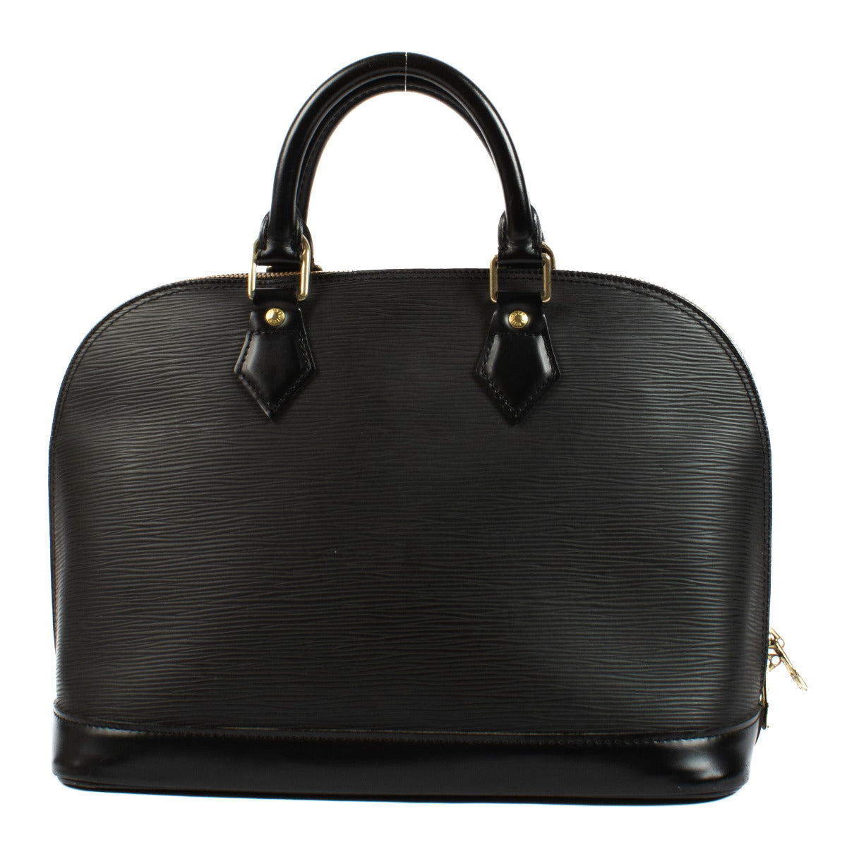 Sac Alma PM en cuir Épi noir Louis Vuitton