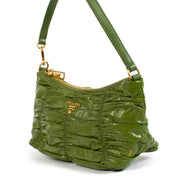 Prada Green Patent Leather Bag