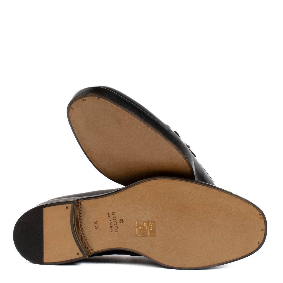 shop 100% authentic second hand Gucci Black Horsebit Loafers - Size 9 1/2 on Labellov.com