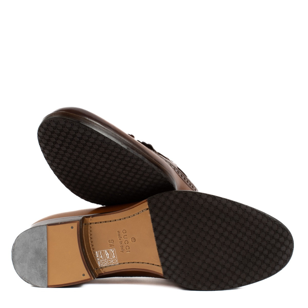 shop 100% authentic second hand Gucci Brown Loafers - Size 9 1/2 on Labellov.com