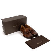 shop 100% authentic second hand Gucci Brown Loafers - Size 9 1/2 on Labellov.com