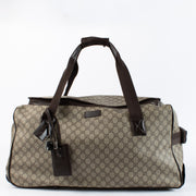 Authentic Second Hand Gucci GG Supreme Trolley Travel Bag on Labellov.com