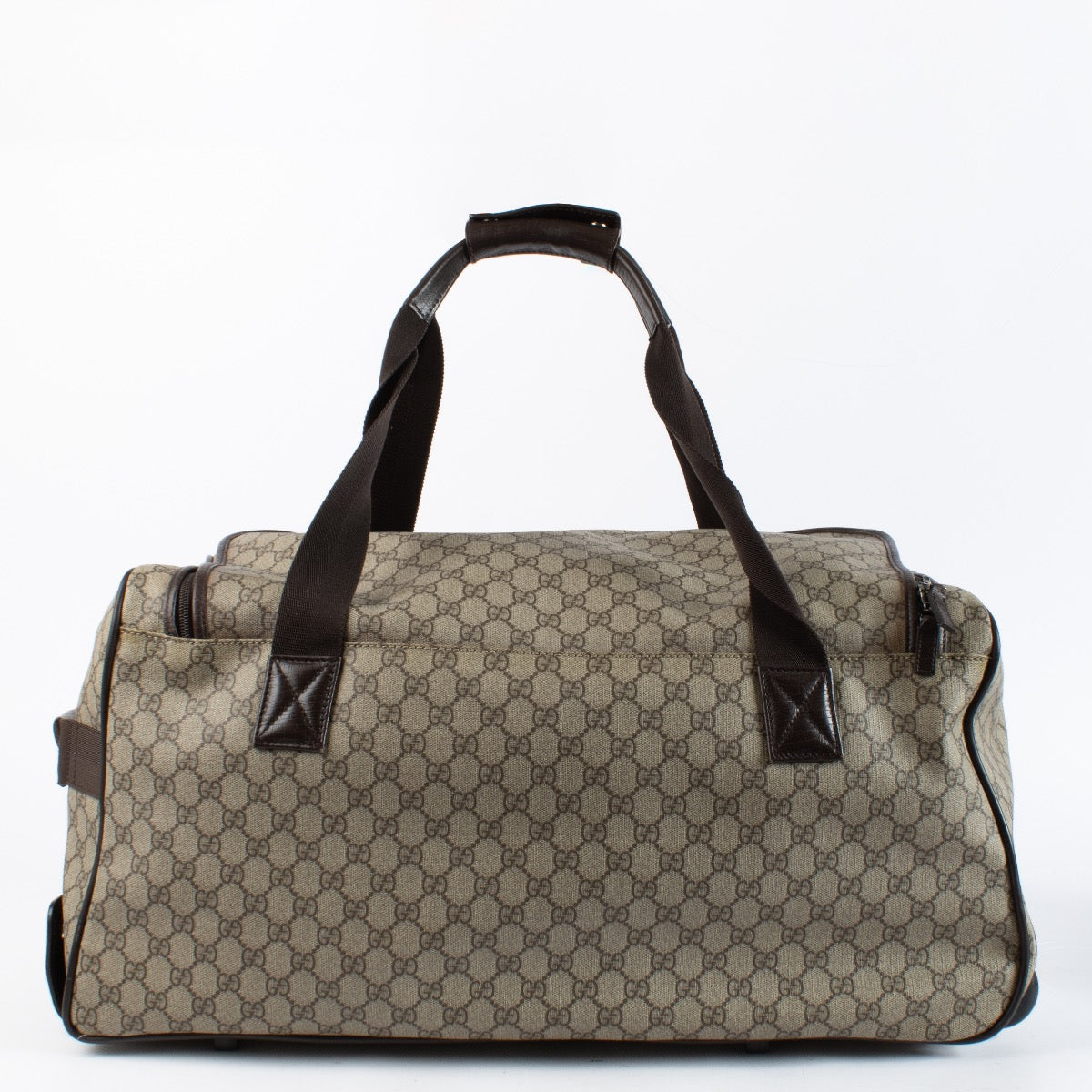 Authentic Second Hand Gucci GG Supreme Trolley Travel Bag on Labellov.com