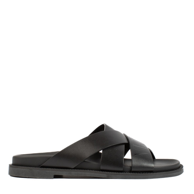 shop 100% authentic second hand Valentino Garavani VLTN Black Slides - Size 43 on Labellov.com