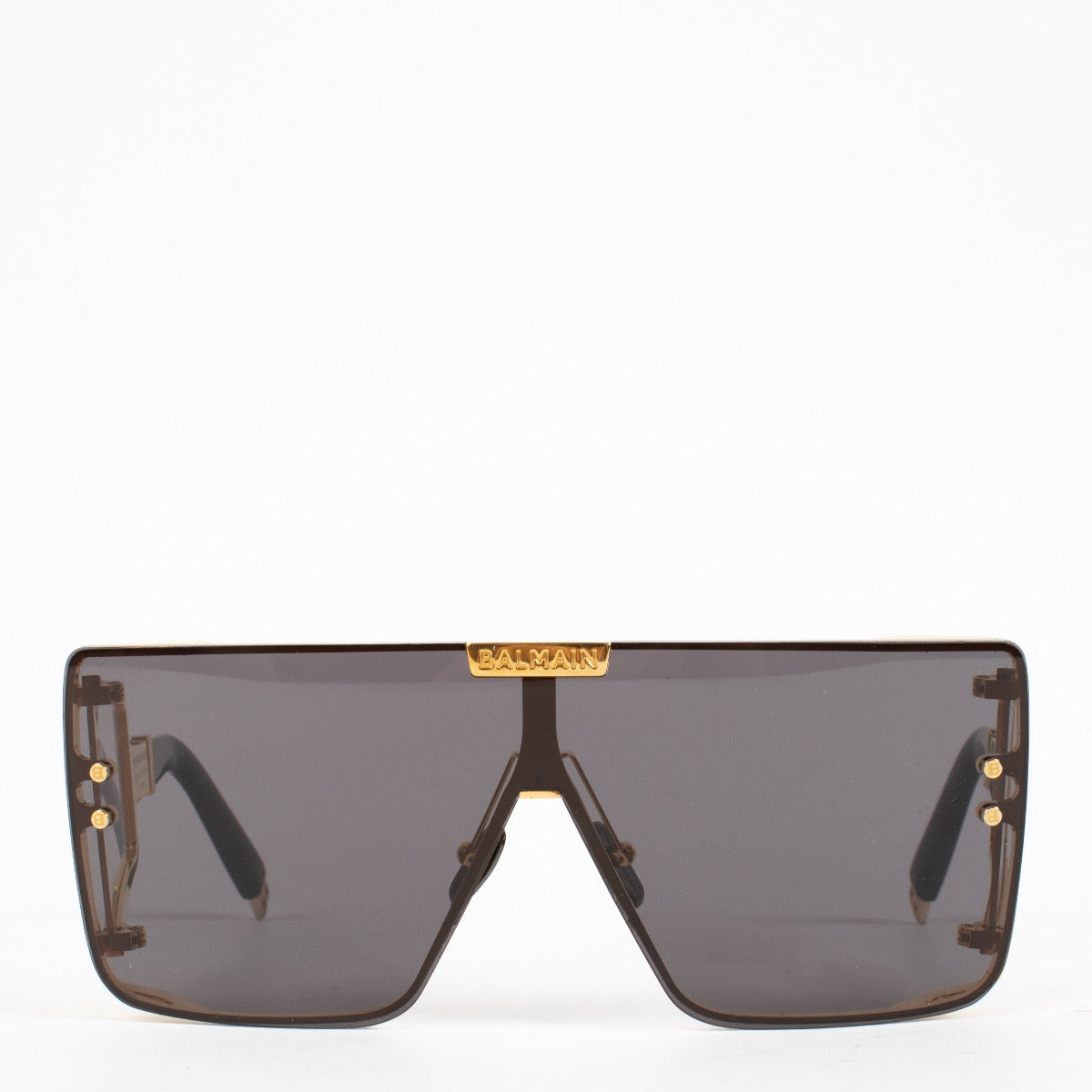 shop 100% authentic second hand Balmain Black Wonder Boy Geometric-Frame Sunglasses on Labellov.com