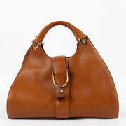 shop 100% authentic second hand Gucci Brown Stirrup Top Handle Bag on Labellov.com