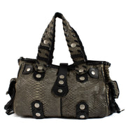 Shop 100% authentic secondhand Chloé Grey Python Silverado Bag on Labellov.com