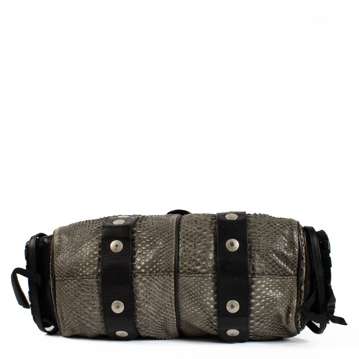 Shop 100% authentic secondhand Chloé Grey Python Silverado Bag on Labellov.com