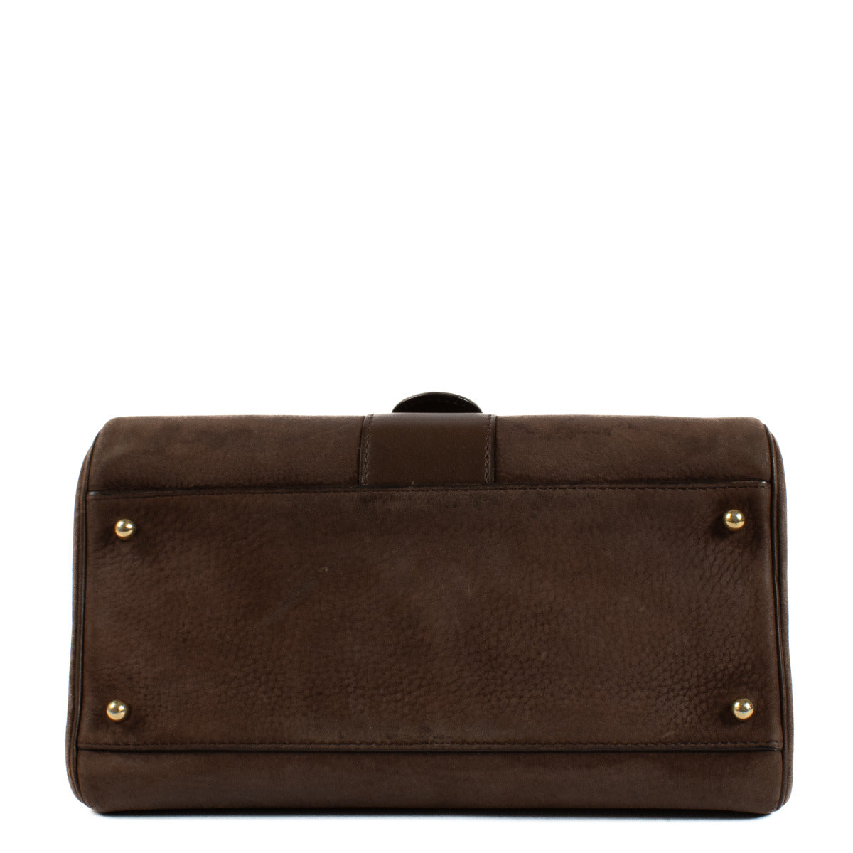 Sac Delvaux Brillant PM en nubuck marron