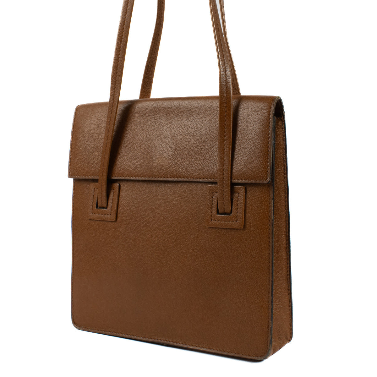 Delvaux Brown Santal MM Shoulder Bag