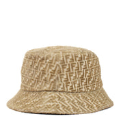 Shop safe online at Labellov in Antwerp, Brussels and Knokke this 100% authentic second hand Fendi Beige FF Bucket Hat - size L