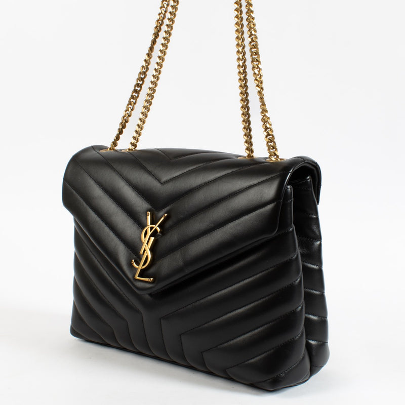 Shop 100% authentic second hand Saint Laurent Black Medium Loulou Bag Crossbody on Labellov.com